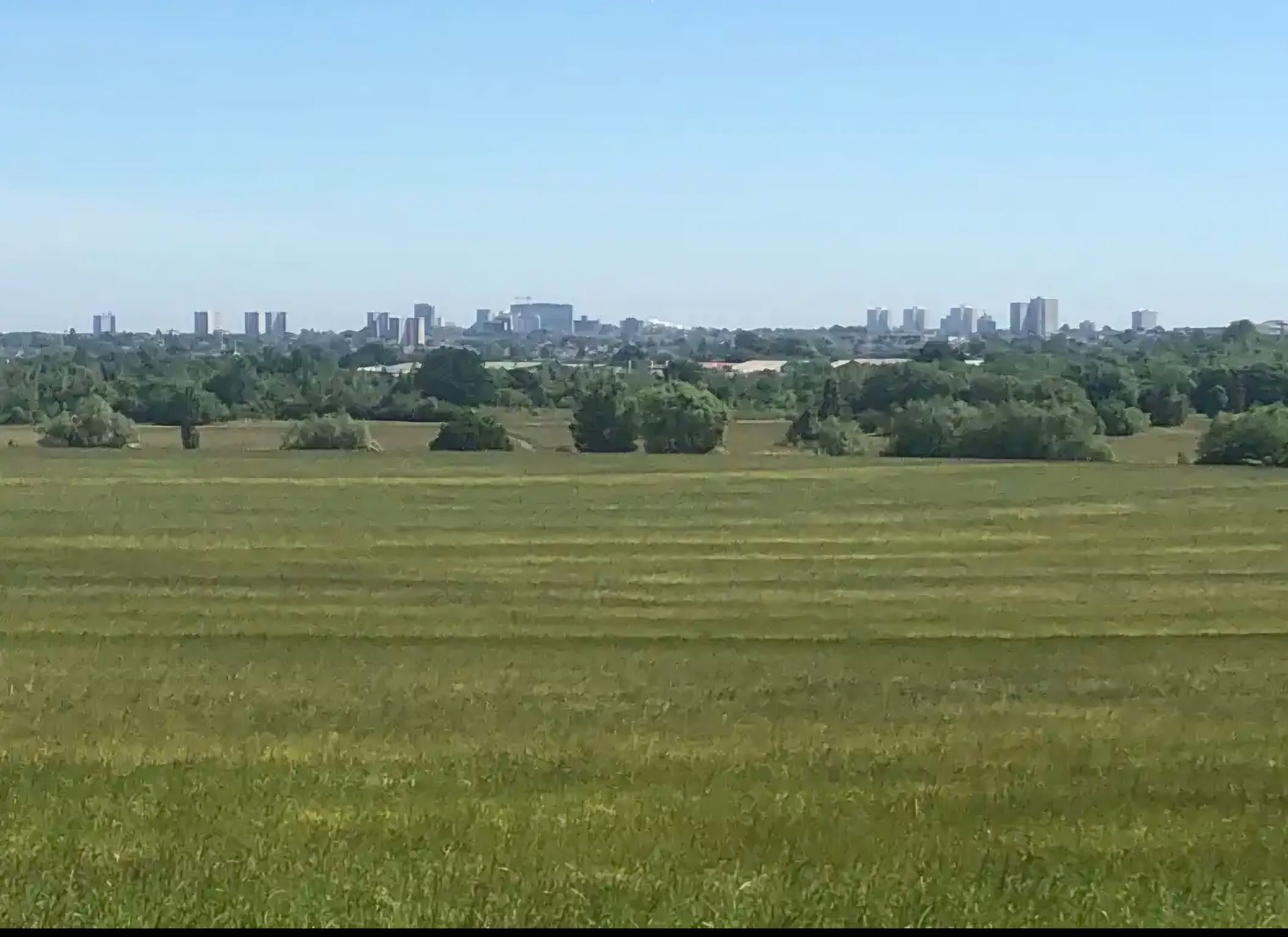 View of Southend Skyline from Roach Valley Way