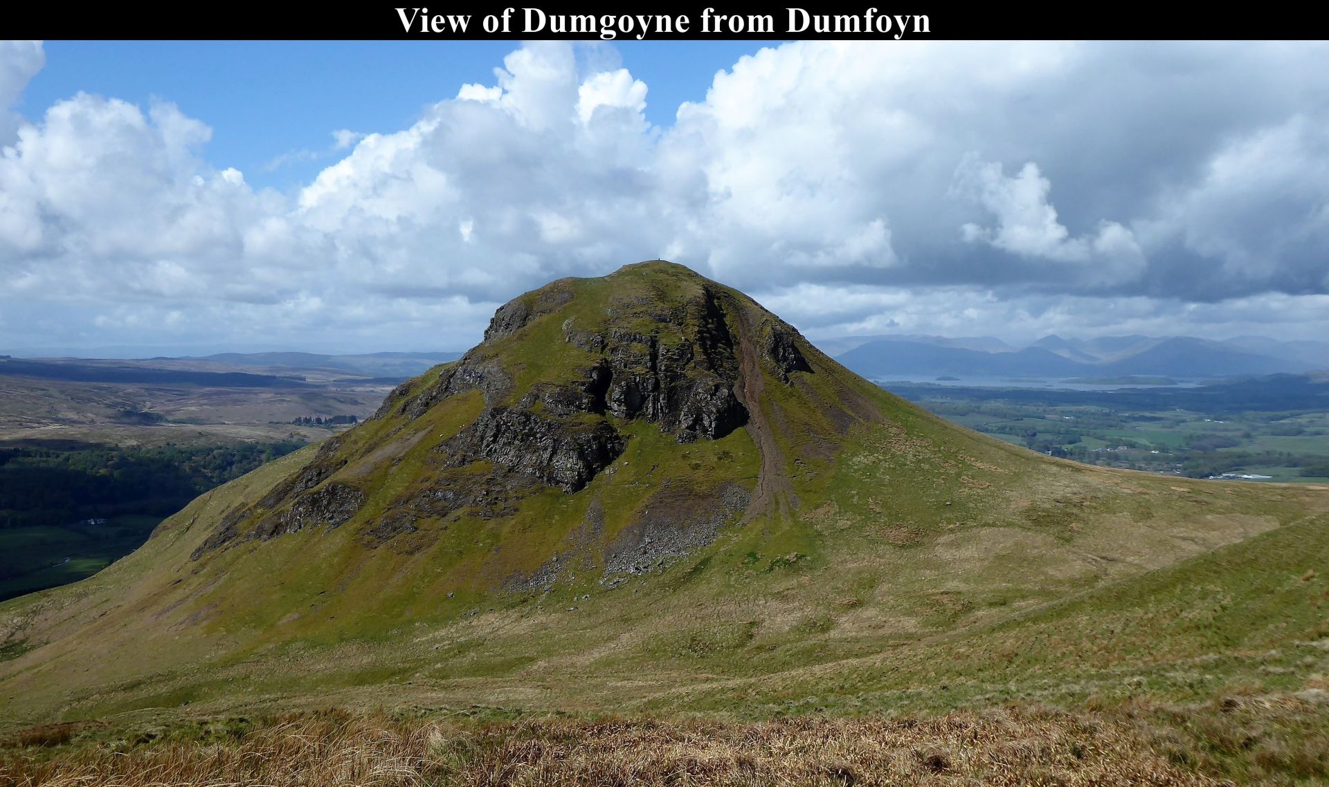 View of Dumgoyne from Dumfoyn