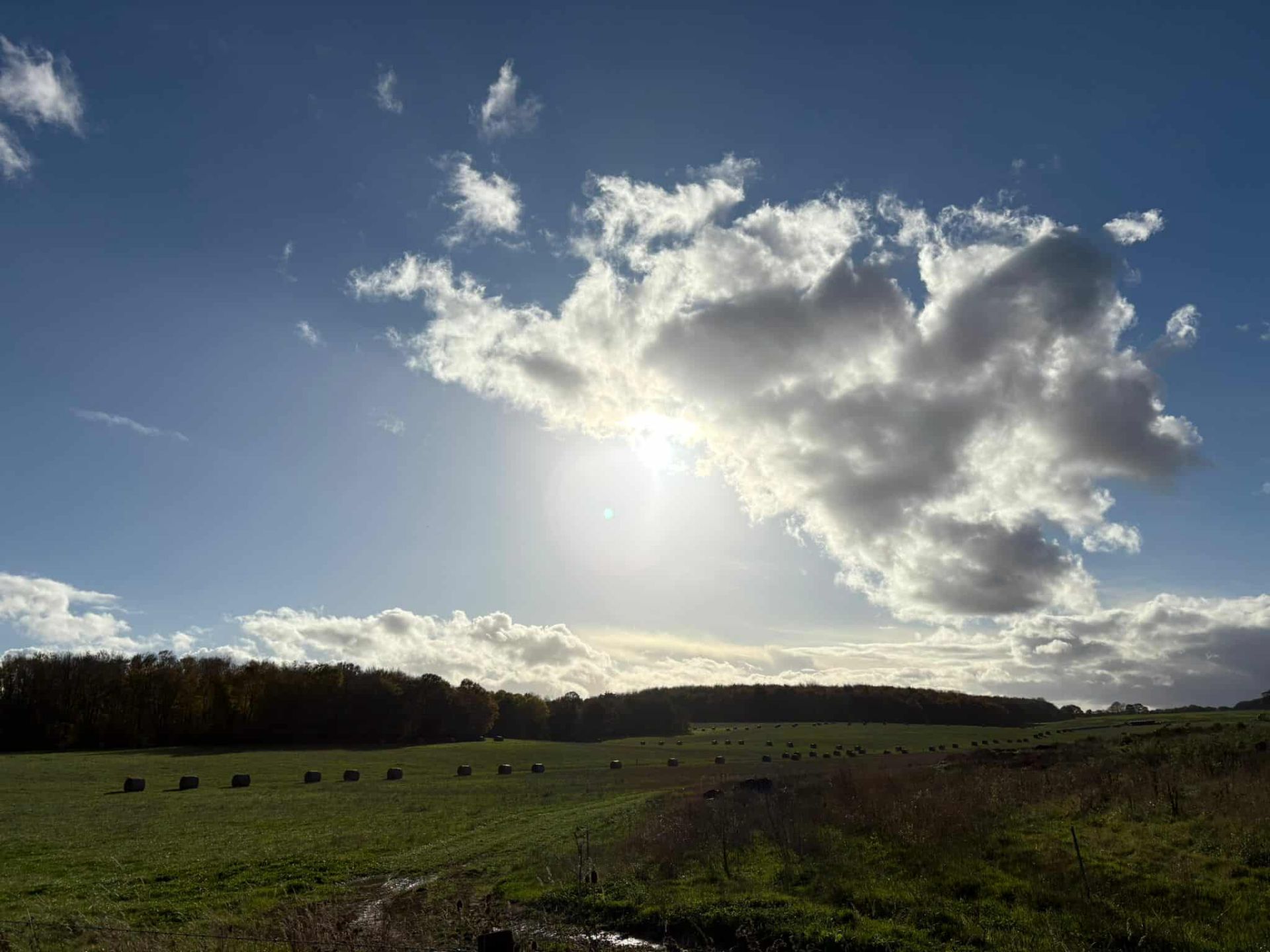 Rolling rural countryside