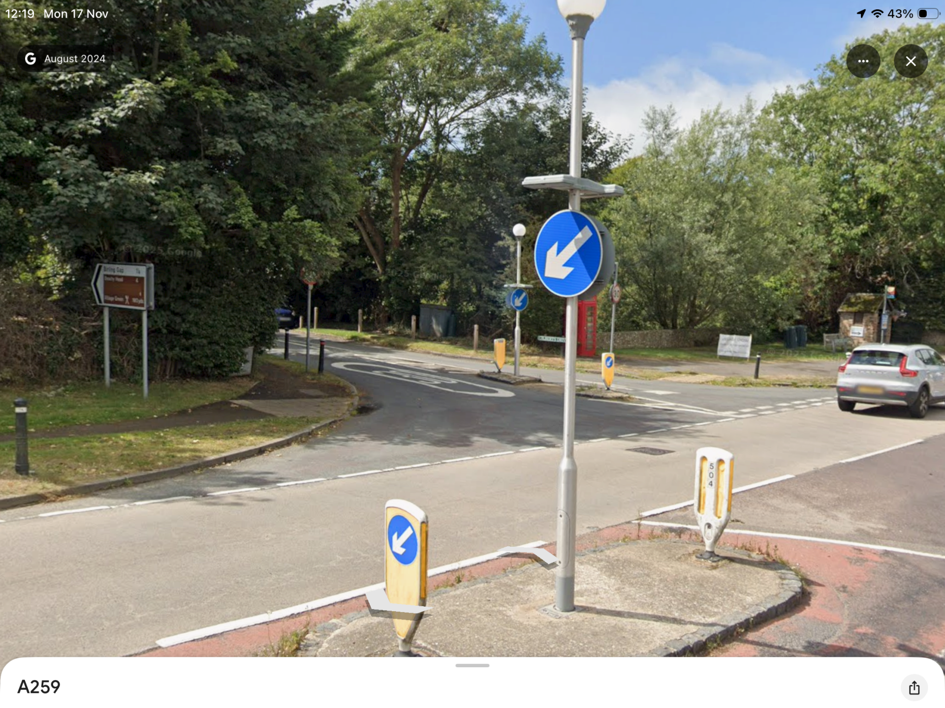 Gilbert’s Drive A 259 junction