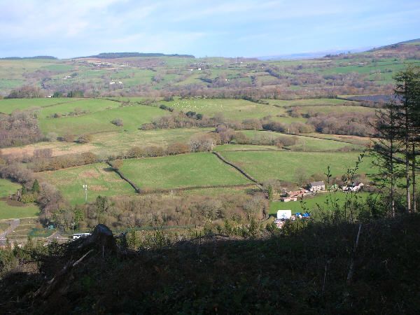 View to North from Llantrisant Forest