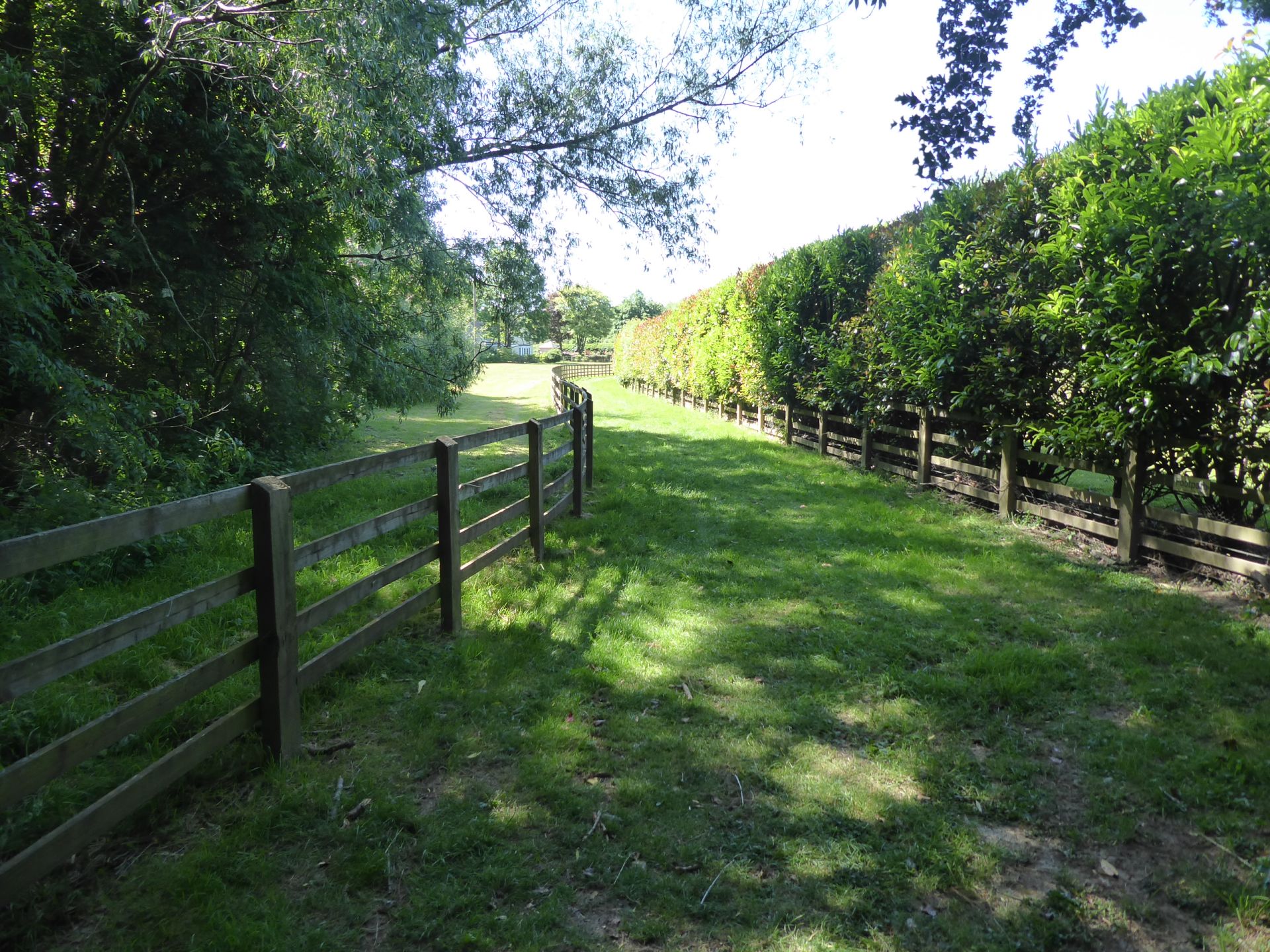 the route through Cubberley Estate