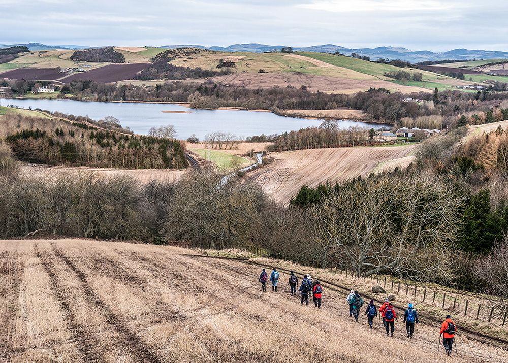 Lindores Loch from Cowden Hill