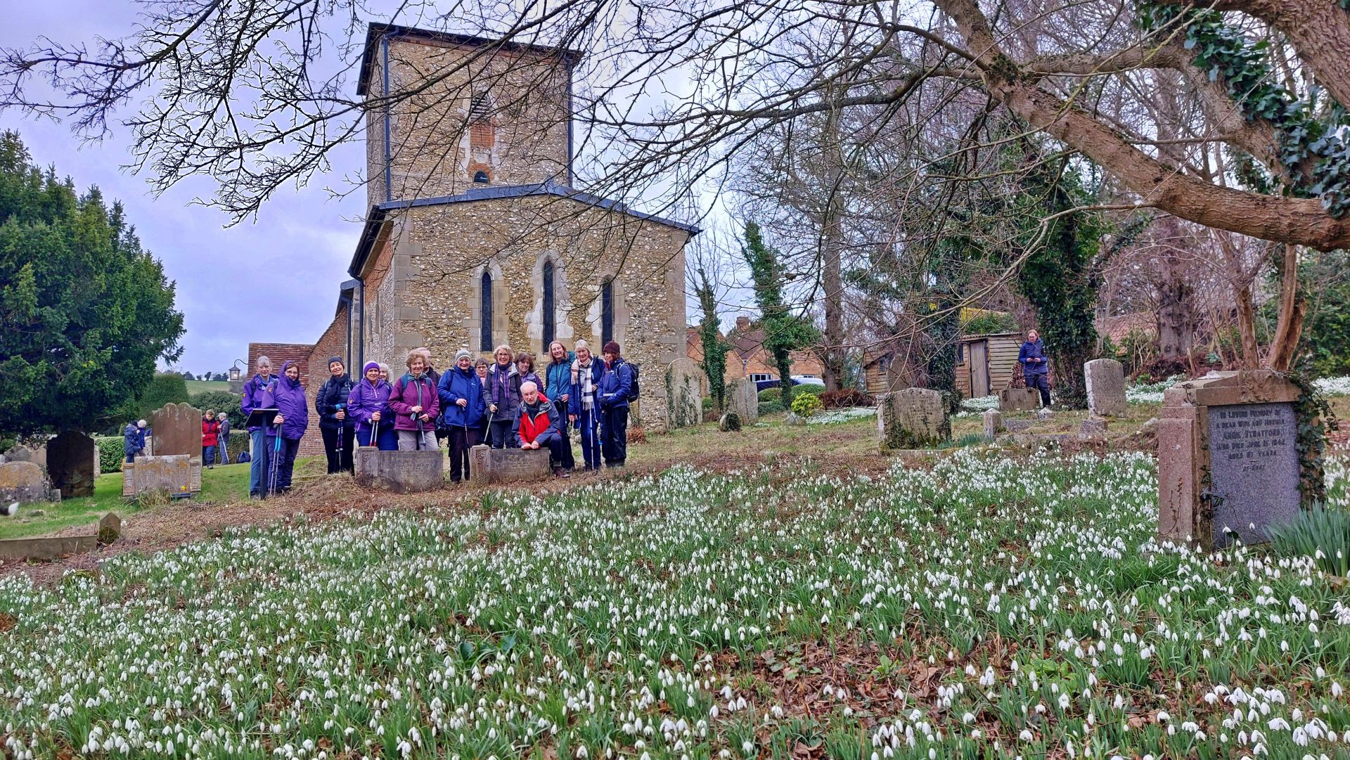 Radnage church in springtime