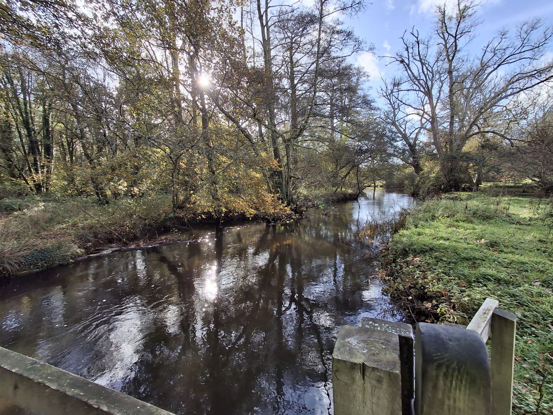 Crossing the Lymington River