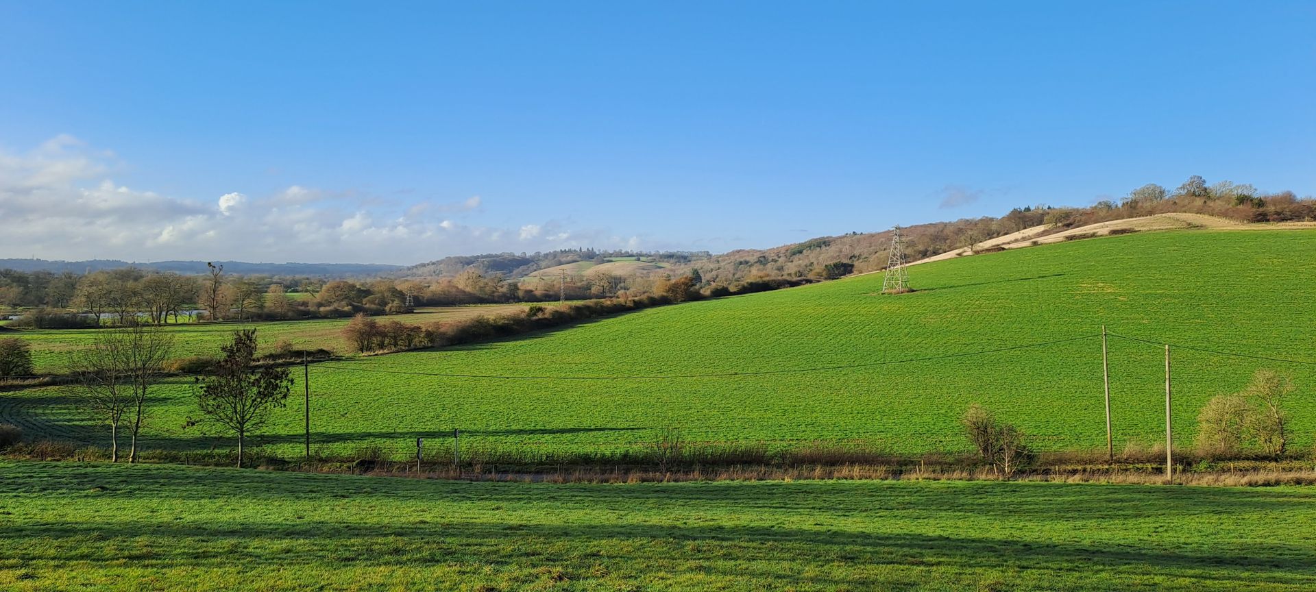 Looking up the Thames Valley