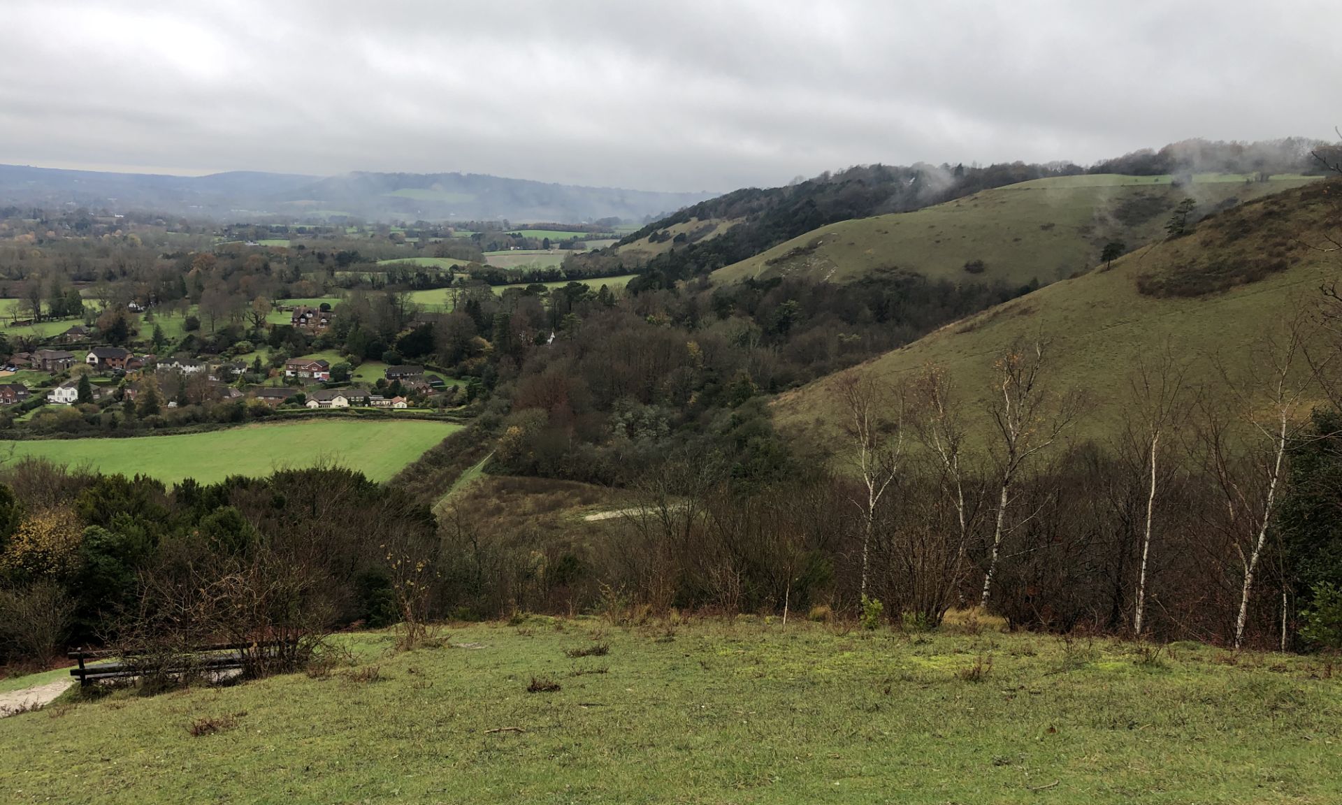 Looking West from Colley Hill