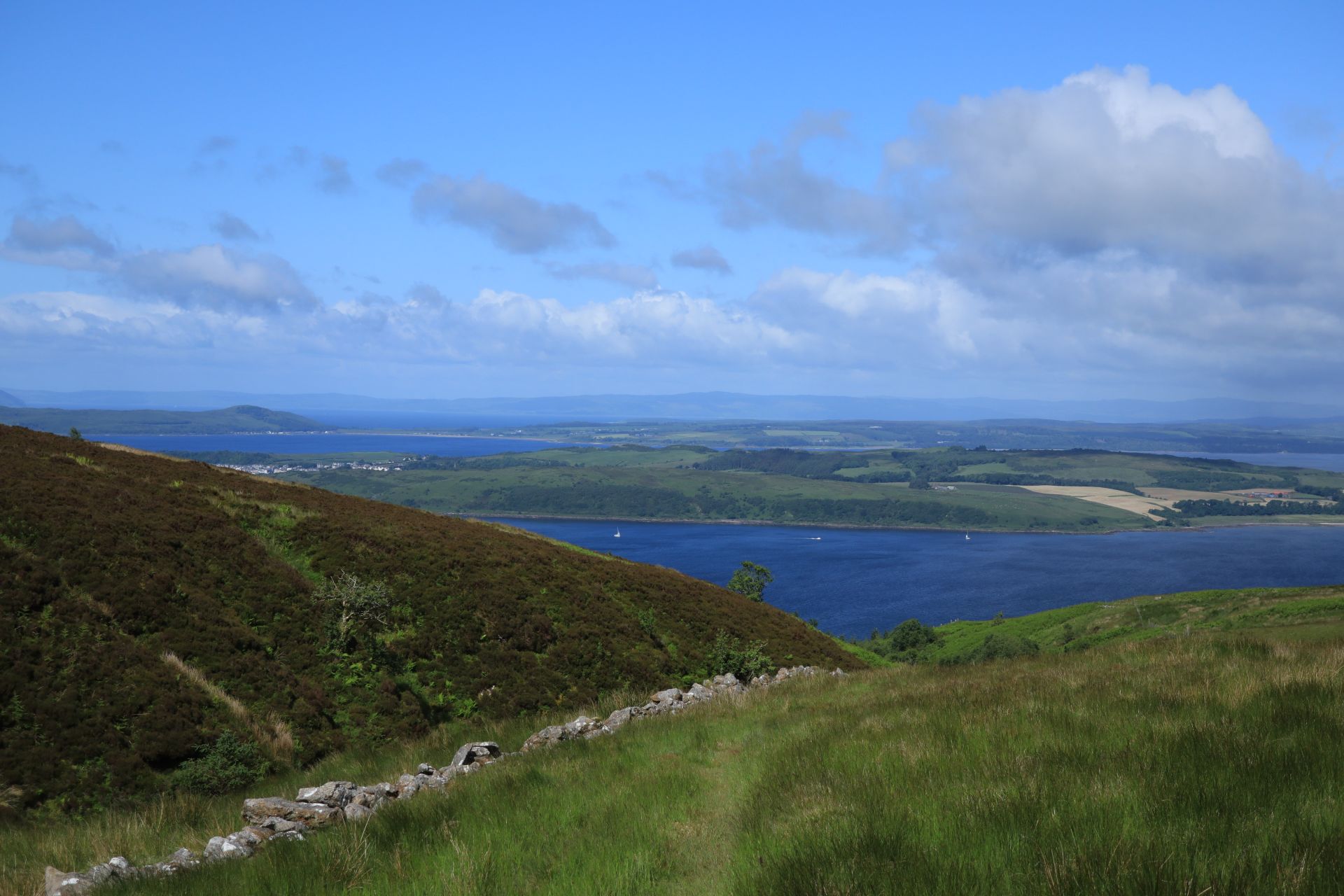 Clyde coast from Kaim Hill