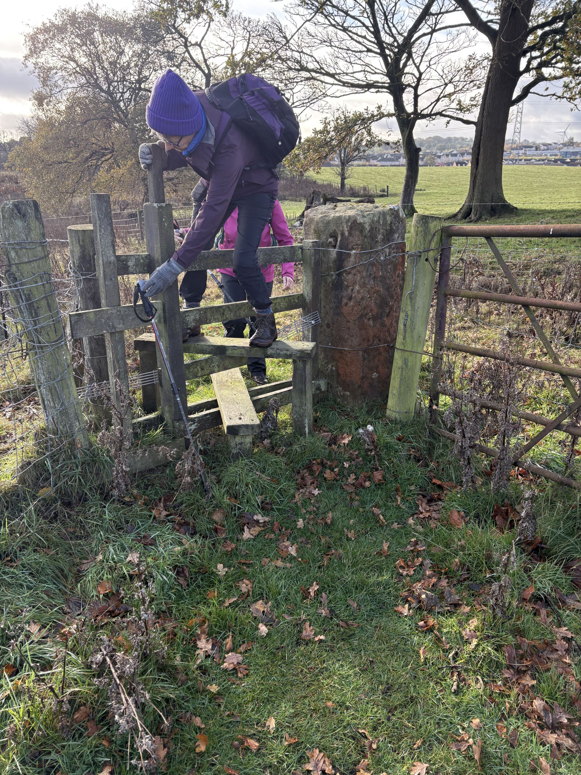 The stile which will be there