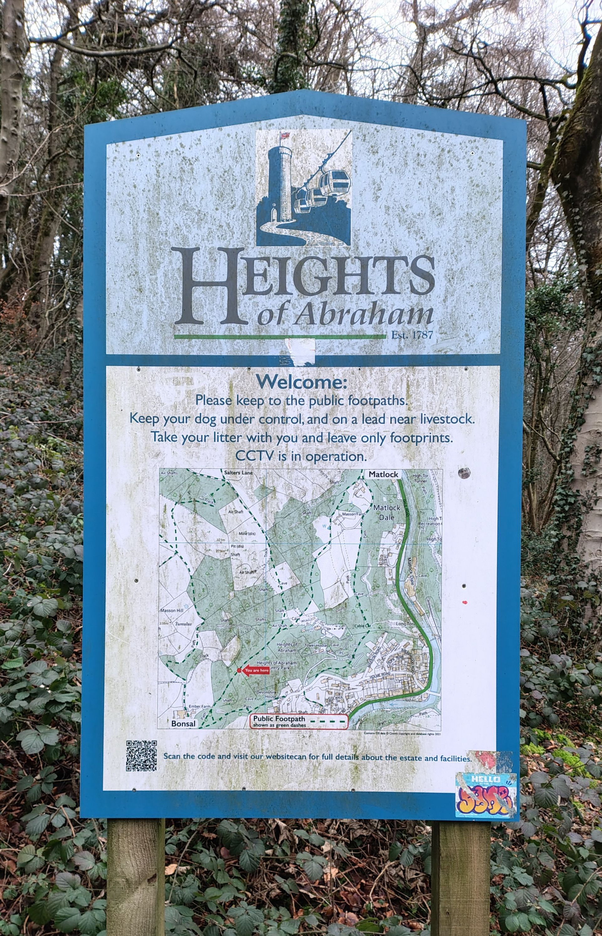 An information board