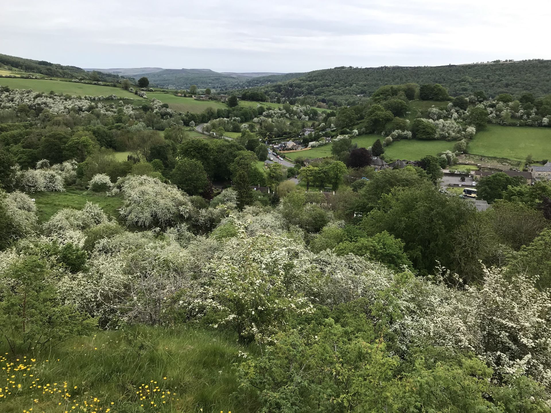 View from near  Calver Low