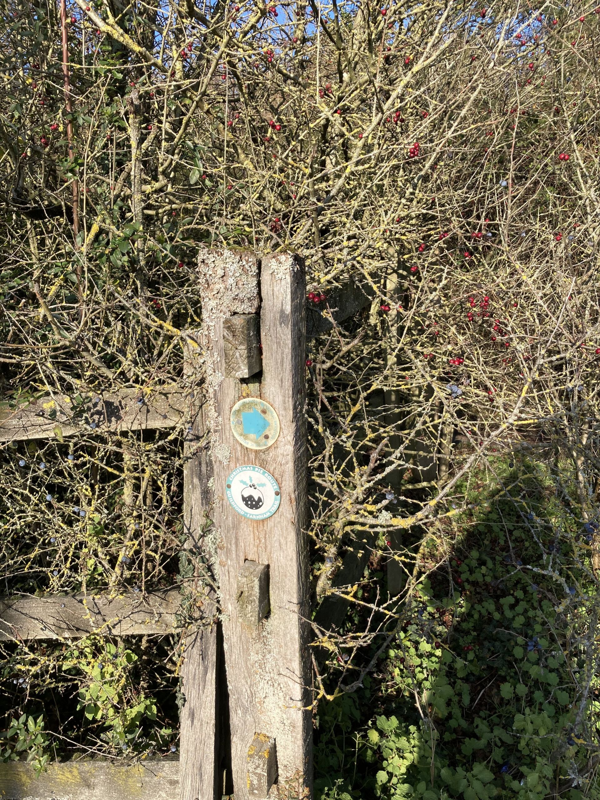 Christmas Pie fingerpost