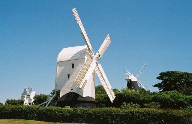 Jack and Jill, the Clayton windmills