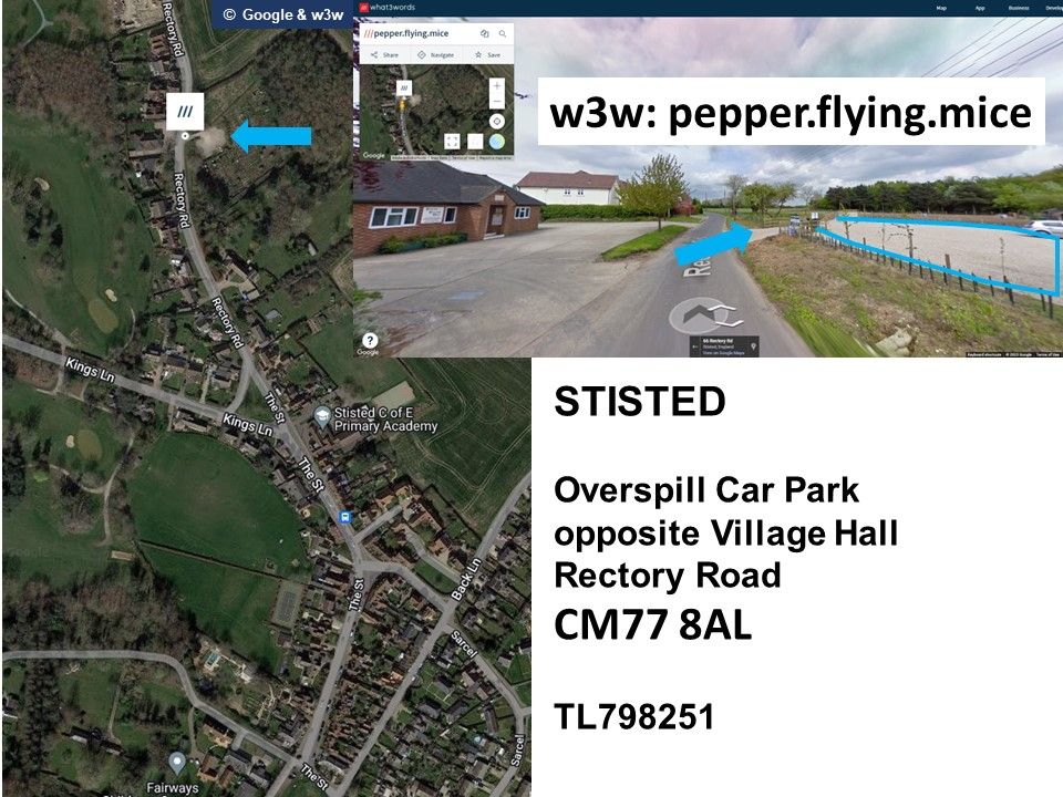 ©️ Google Maps & w3w