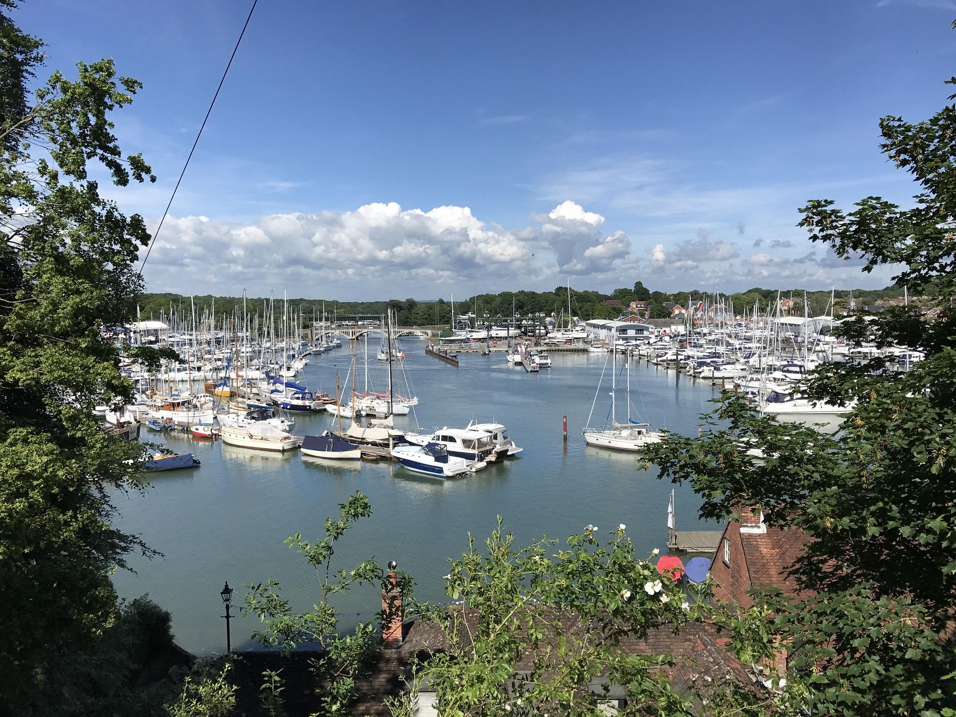 River Hamble with Yachts from Pixabay