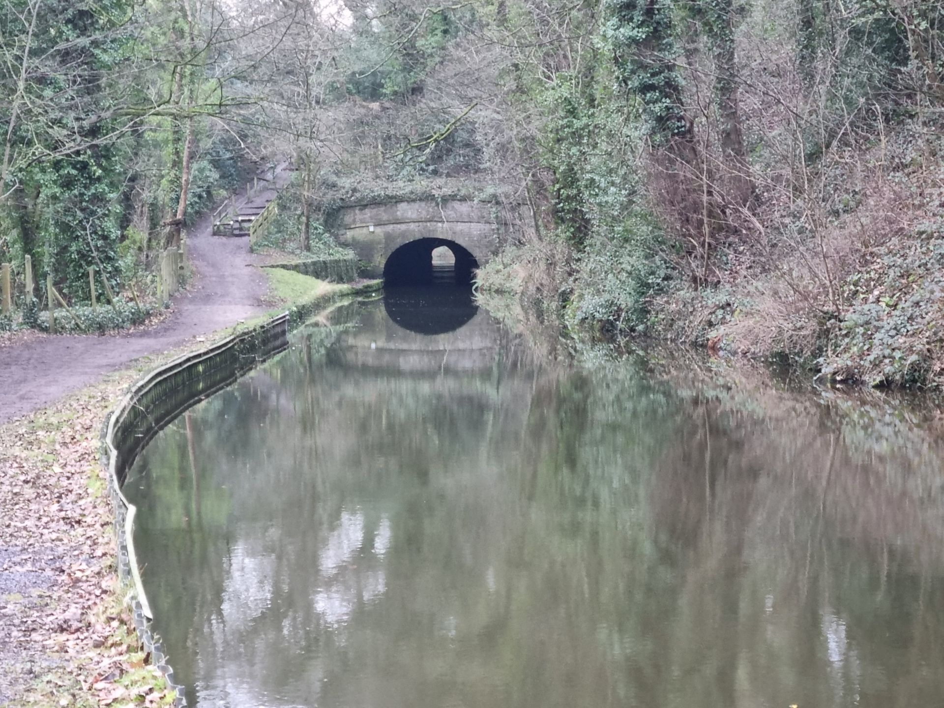 Hyde Bank Tunnel, Peak Forest Canal, Legged by John Noakes, December 1978 on Go With Noakeskes, December 1978 on Go With Noakes