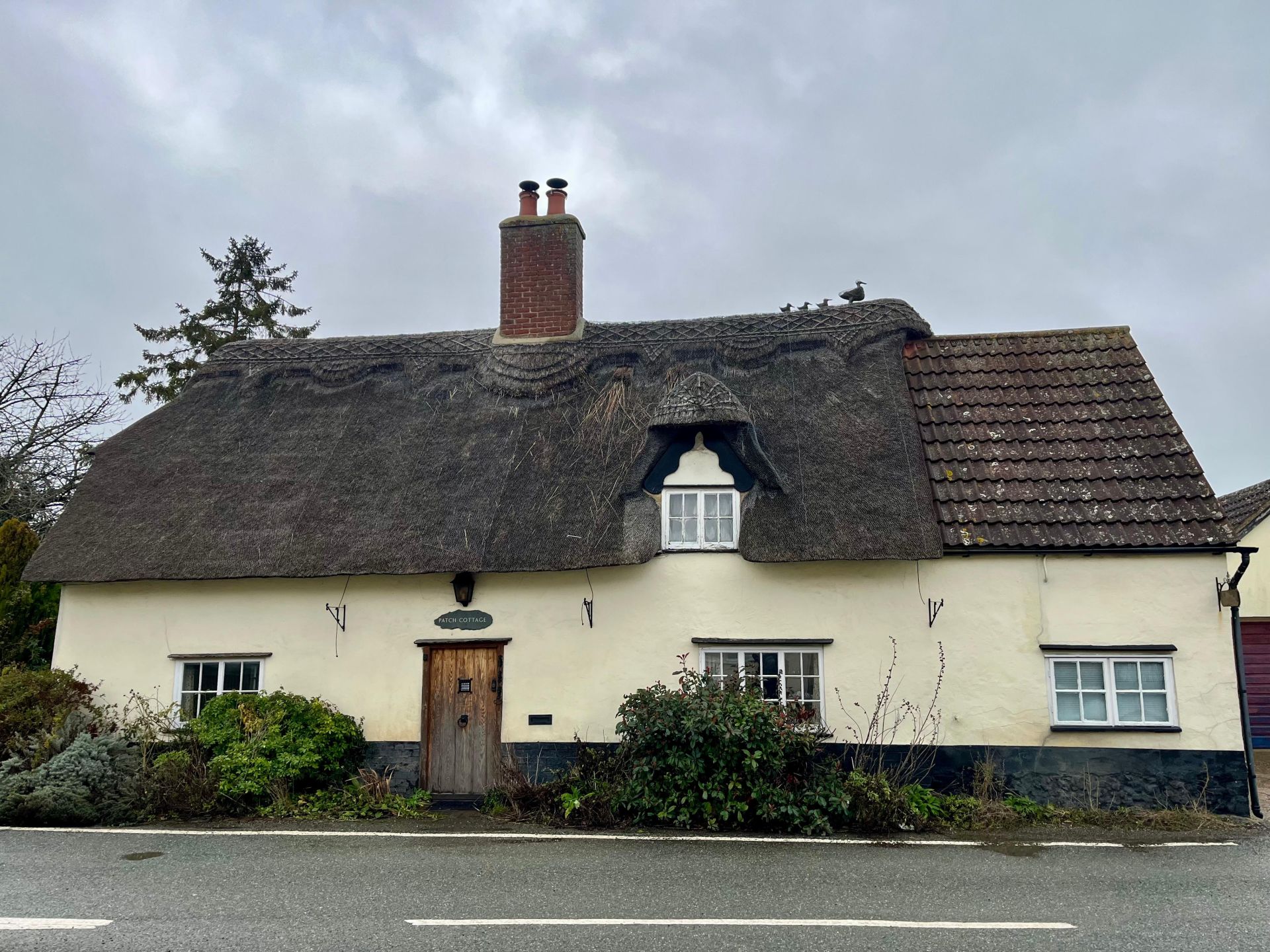 A thatched cottage in Littlington