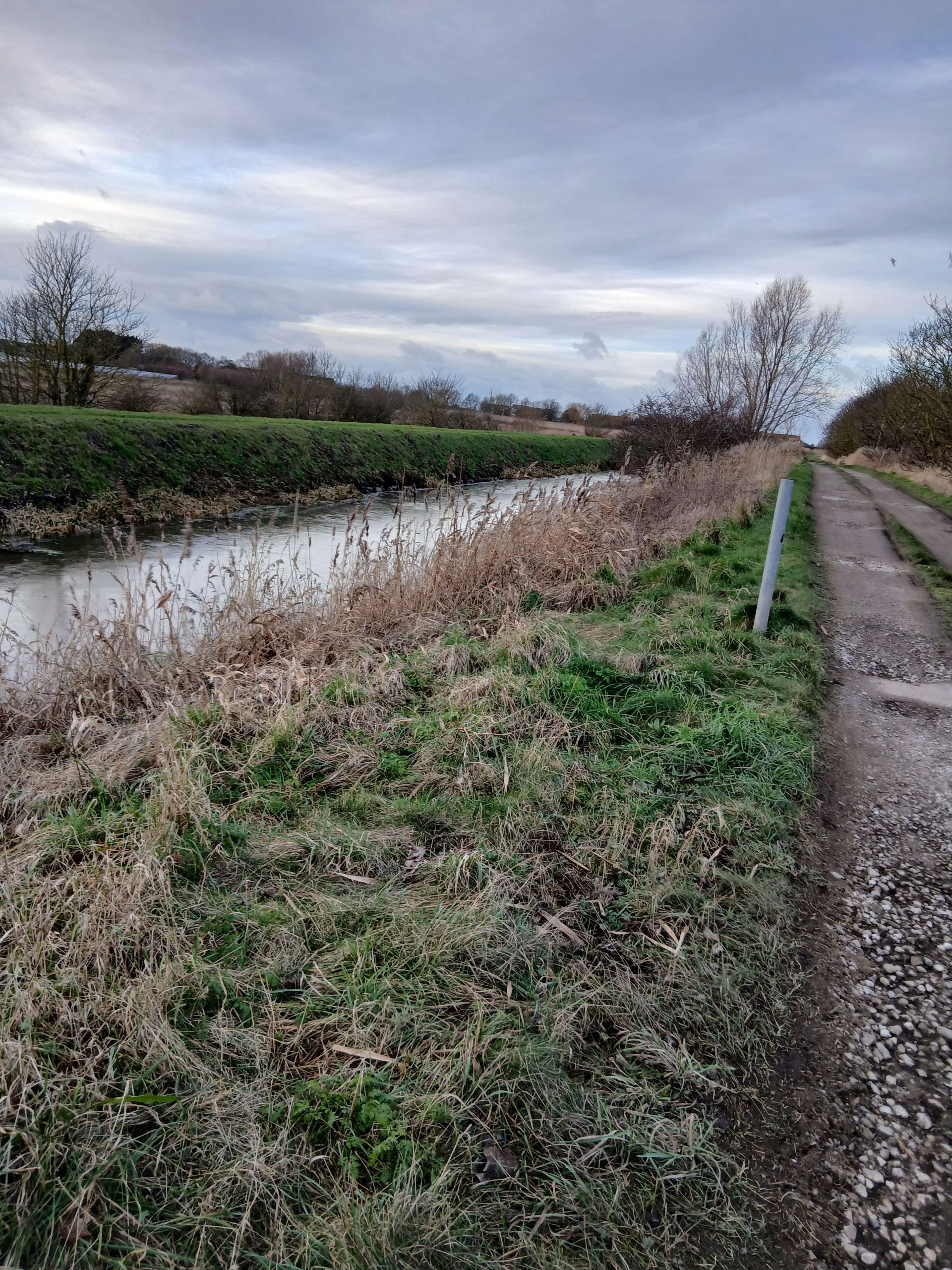 River Crossens as it runs along the route of the walk