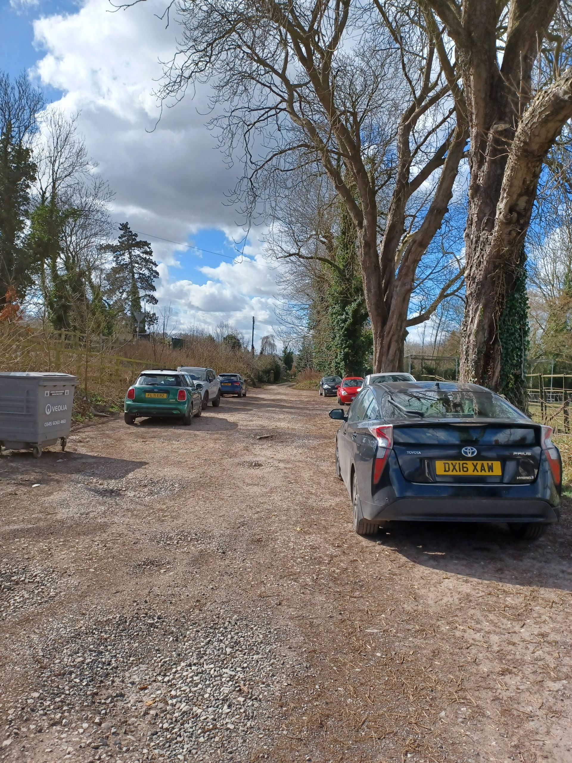 Layby B5066 opposite Dog & Doublet, Sandon.