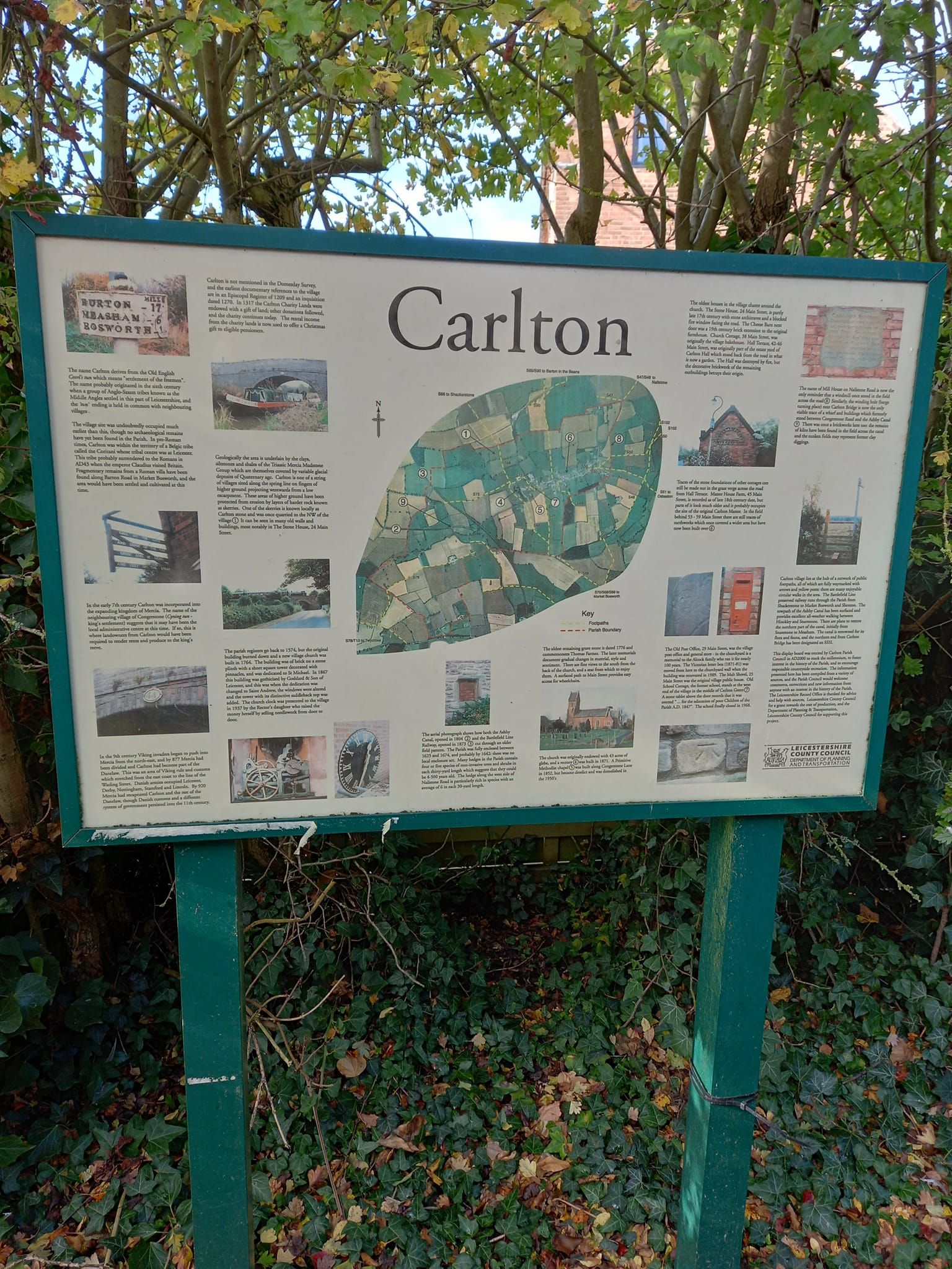 Carlton Info Board