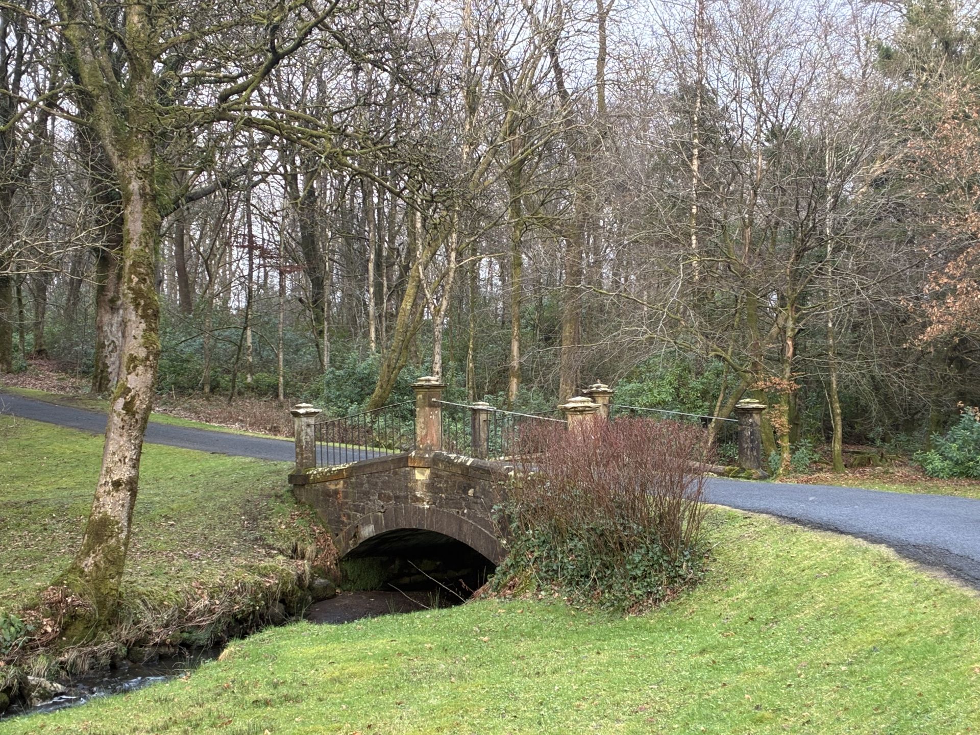 A pretty bridge on the Blair Estate