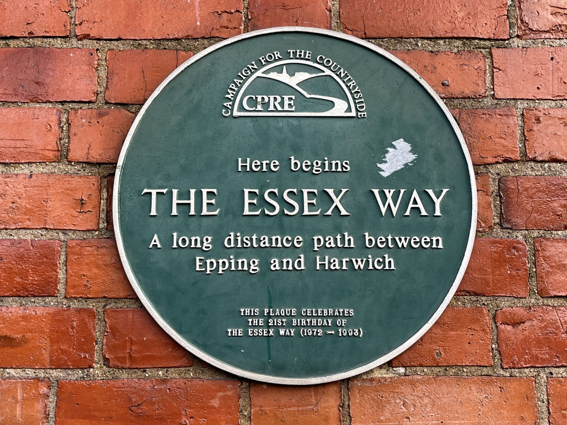 The Essex Way Plaque