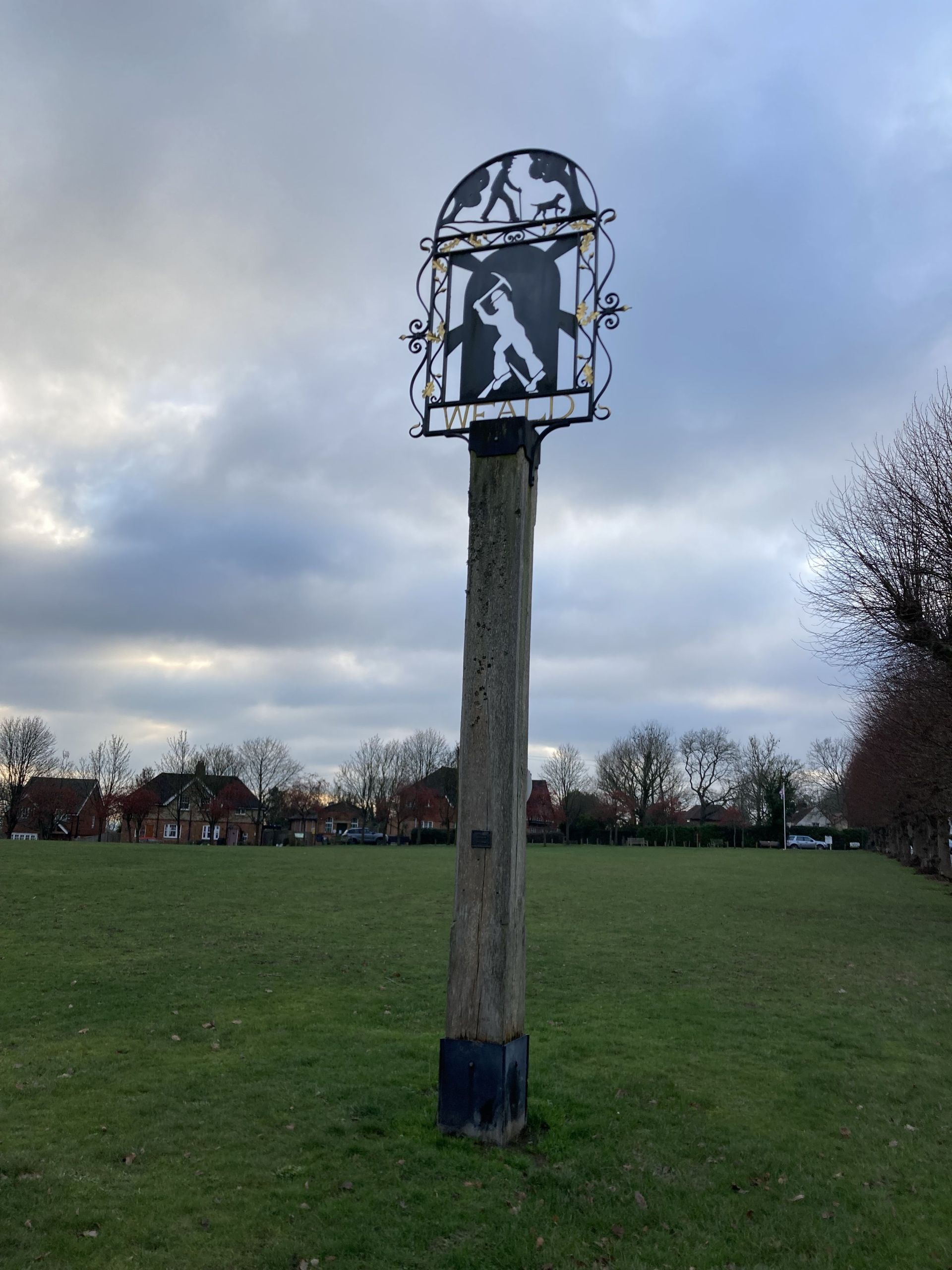 Weald Village sign