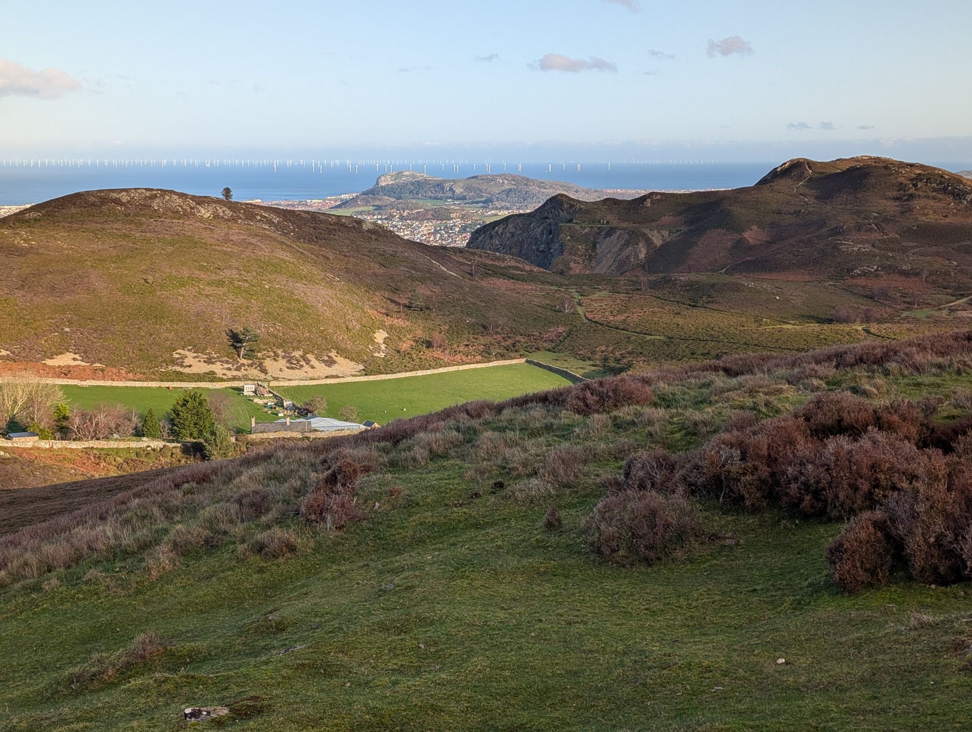 View from Allt Wen across to Conwy Mountain