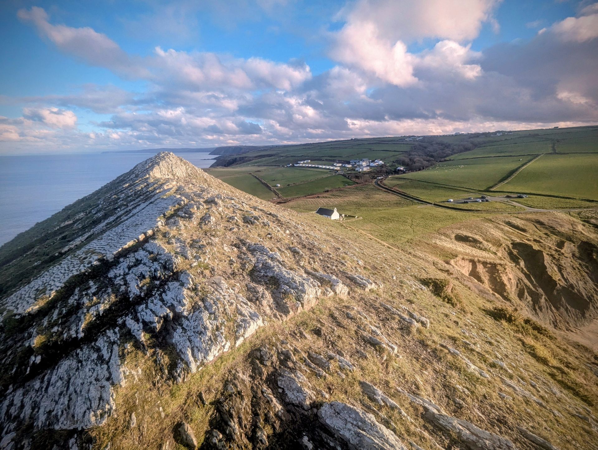View from Mwnt headland