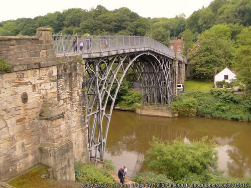 The Iron Bridge, copyright Philip Pankhurst, used under Creative Commons licence v2.0.
