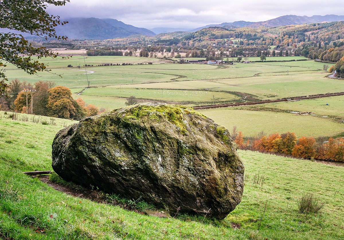 Looking towards Comrie from Laggan Hill