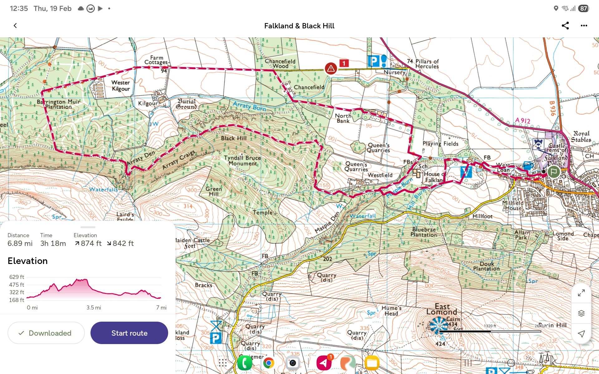 Falkland and Black Hill