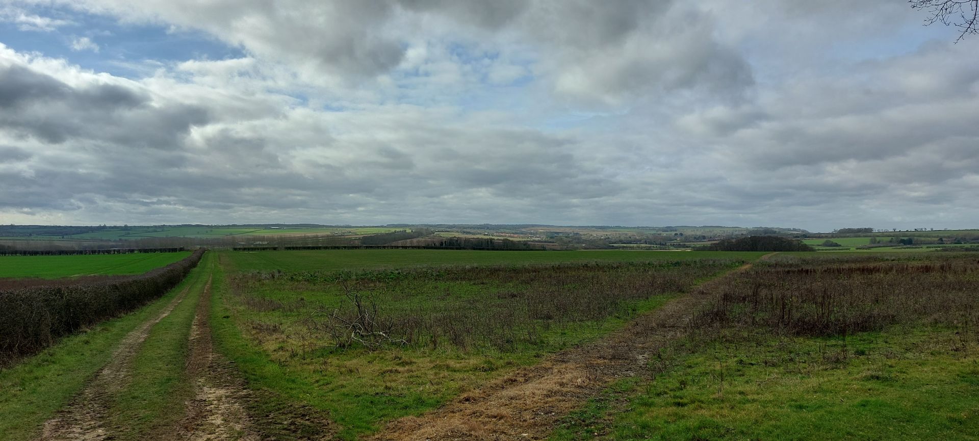 looking back toward Ancaster