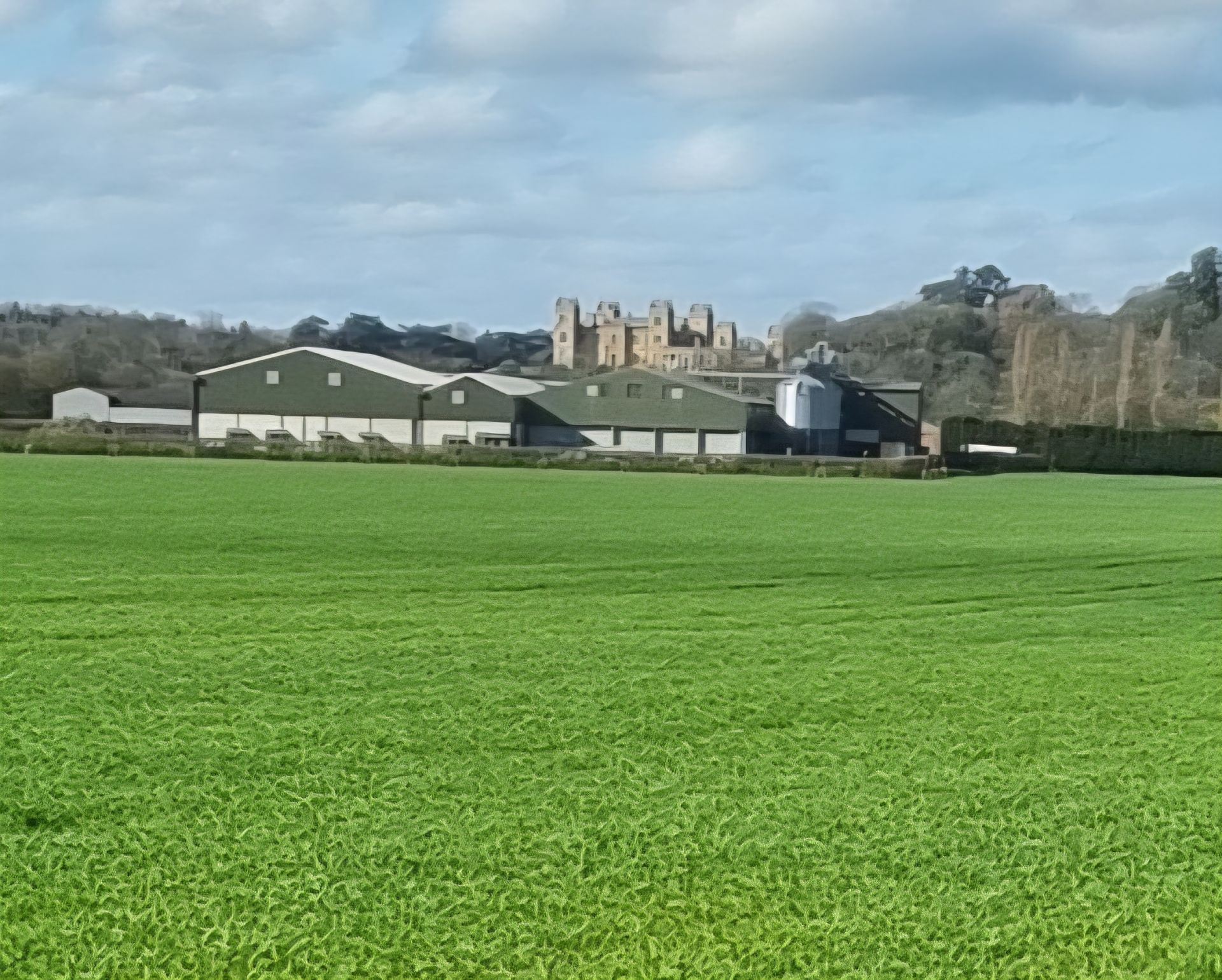 Distant view of Mentmore Towers
