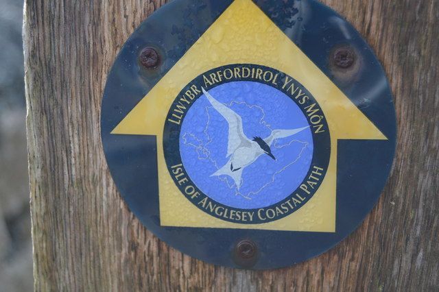 Anglesey Coastal Path marker