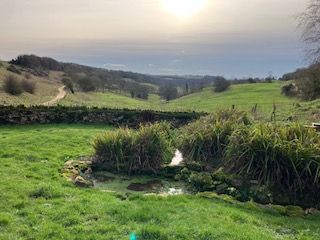 Looking down the valley from Tresham