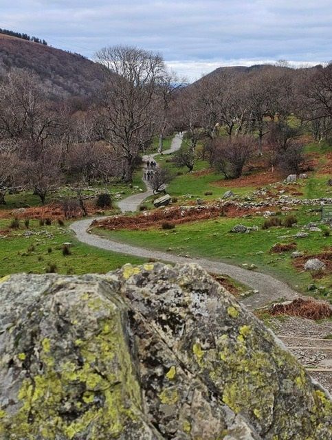 Path upto Aber Falls
