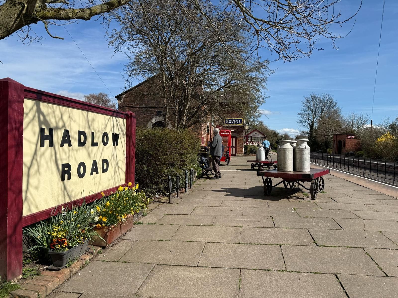 Hadlow Road old railway station platform
