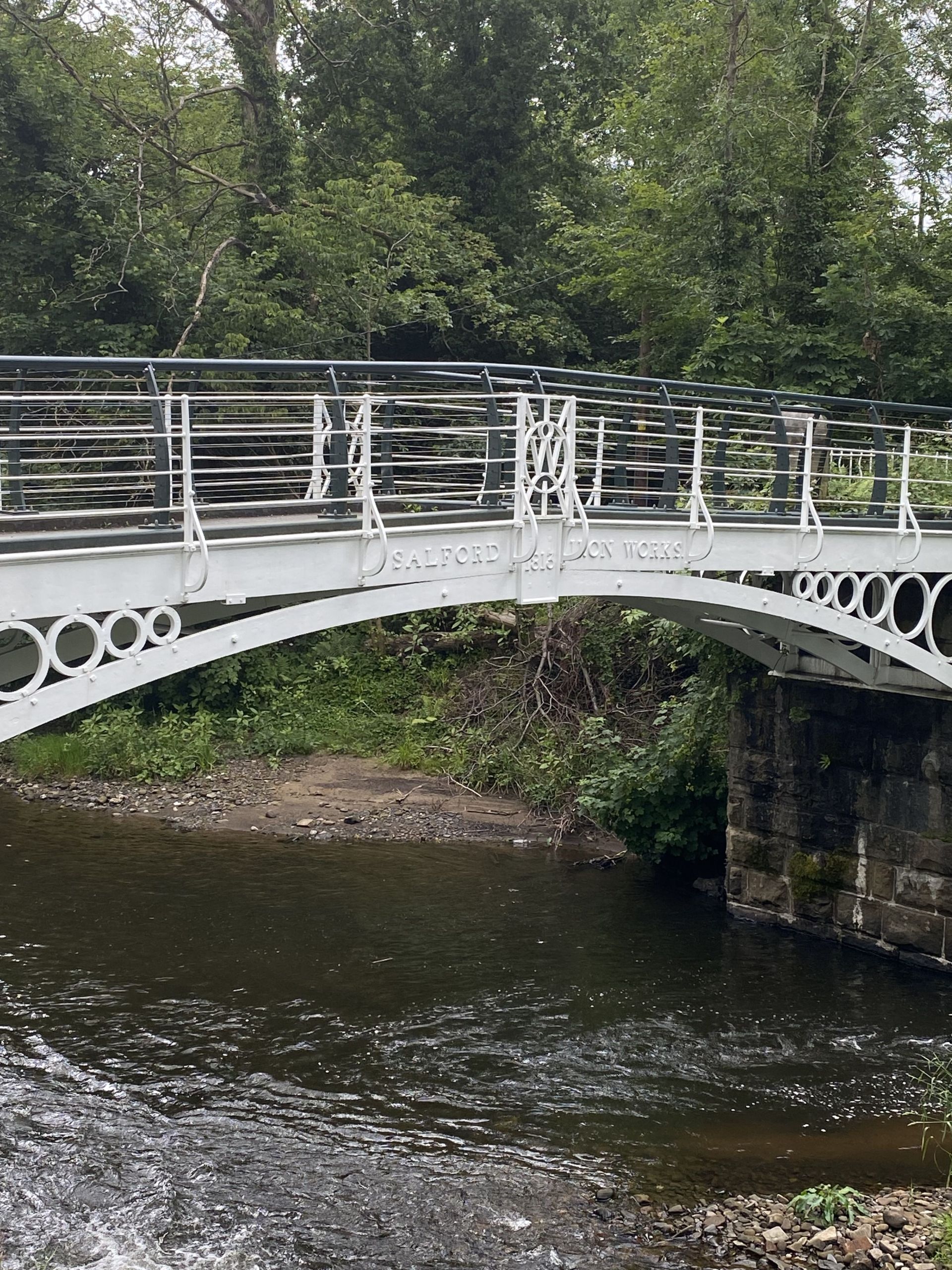 Bridge over river at Brabyns Park