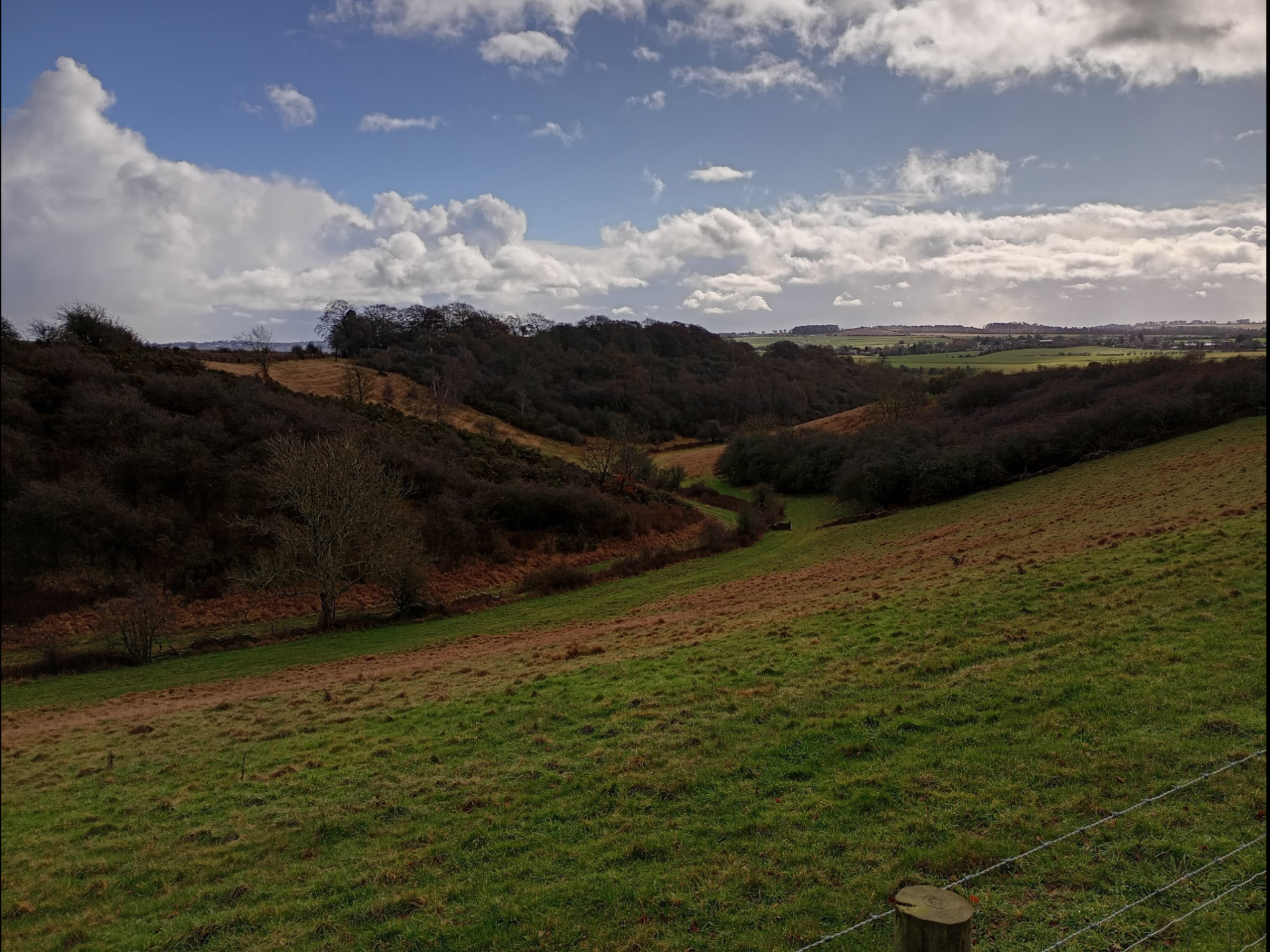 Limestone dry valley