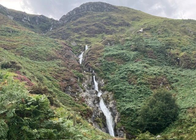The Rhaeadr-Fawr Waterfall