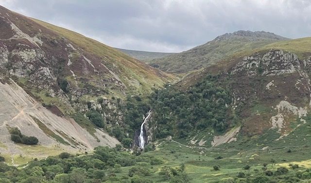 Aber -Falls from the path back 
