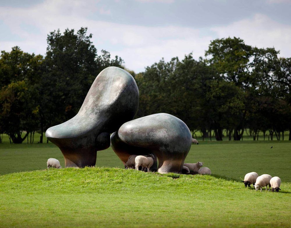 Henry Moore, 'Sheep Piece' 1971-72