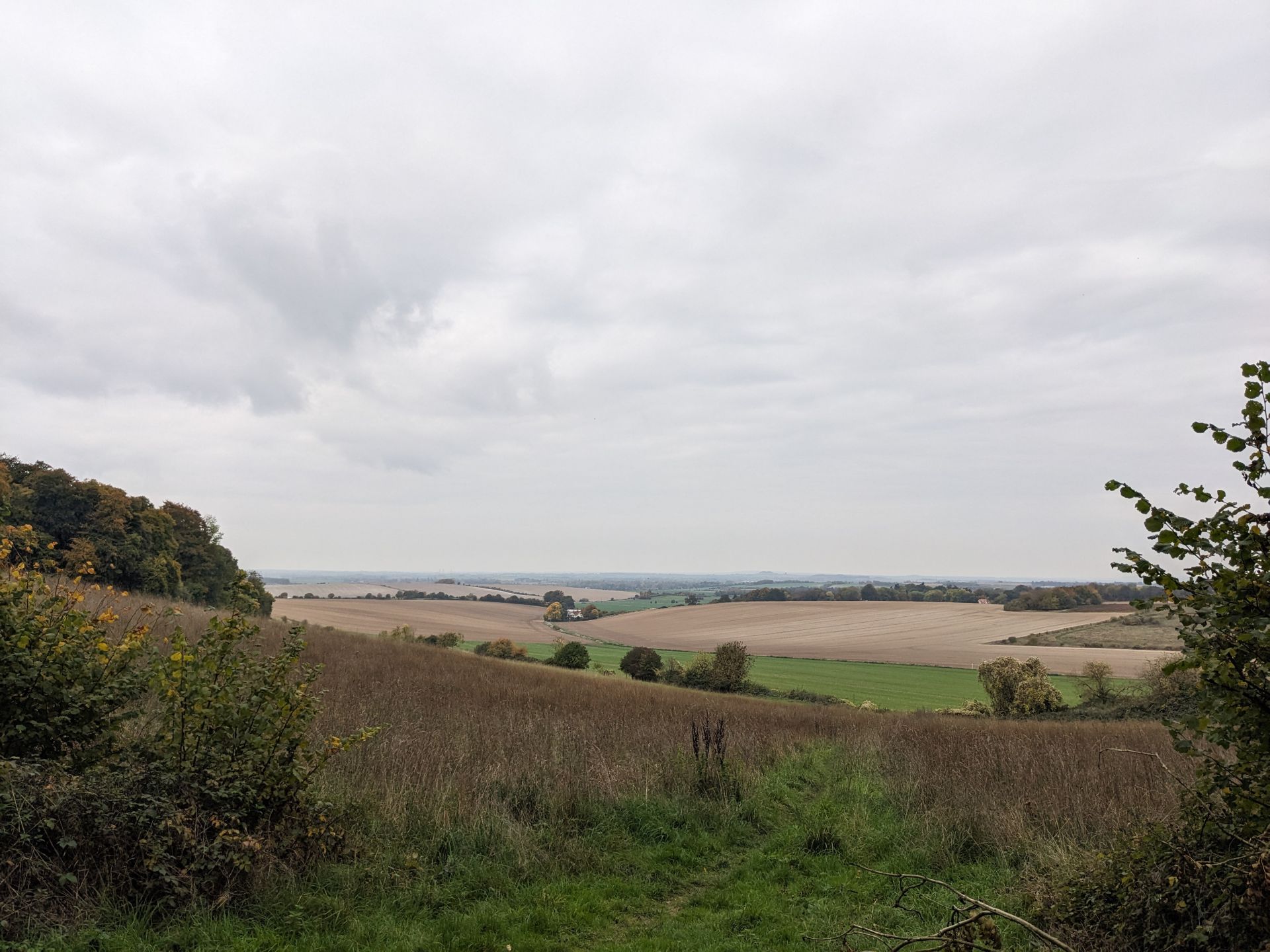 Views of the hills and woodlands nearby