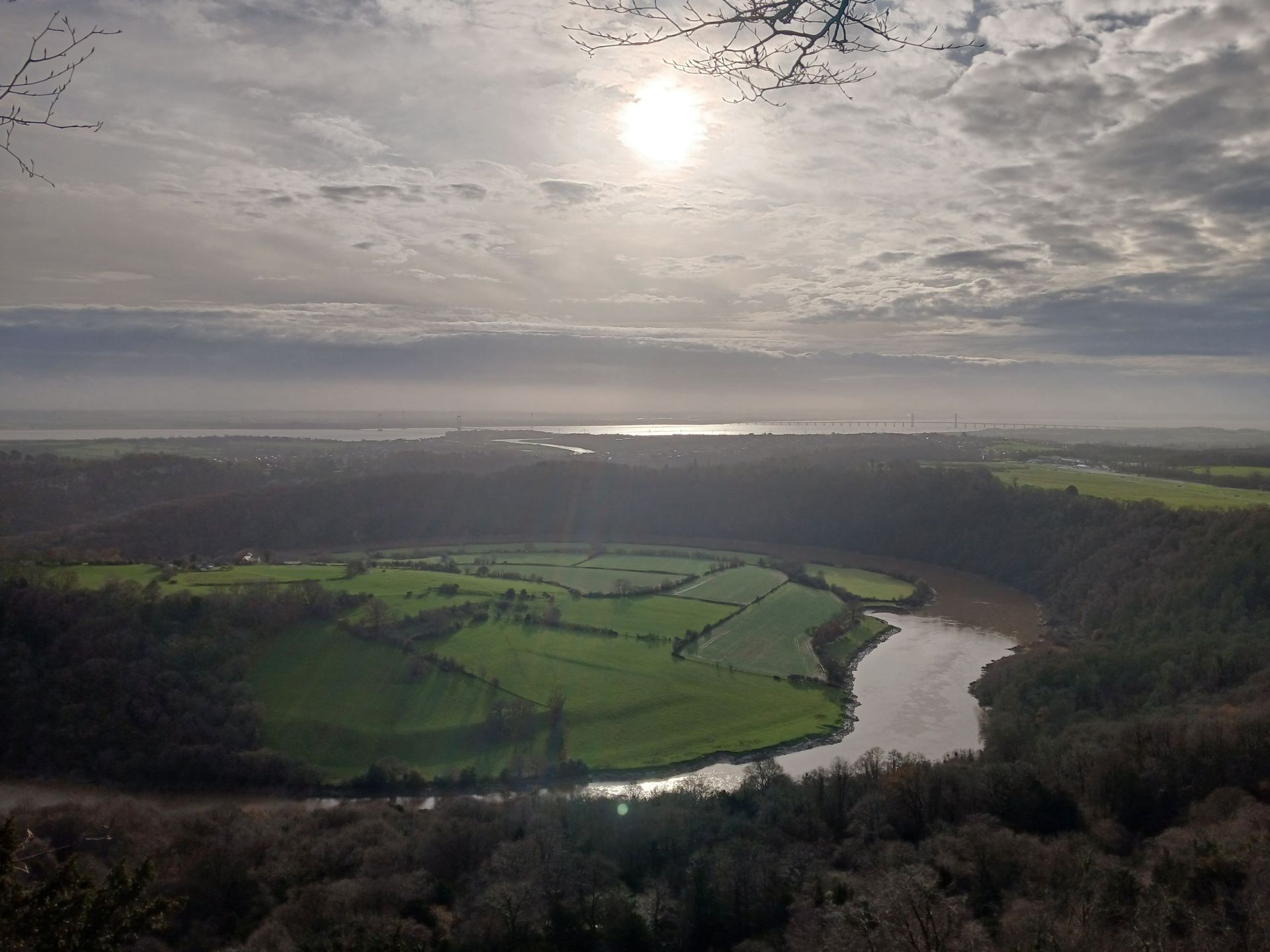 From the Eagles Nest looking towards Chepstow