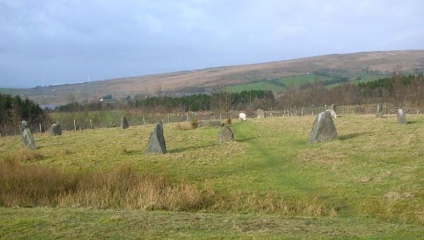 The Gorsedd Stones at Bryn Bach Park