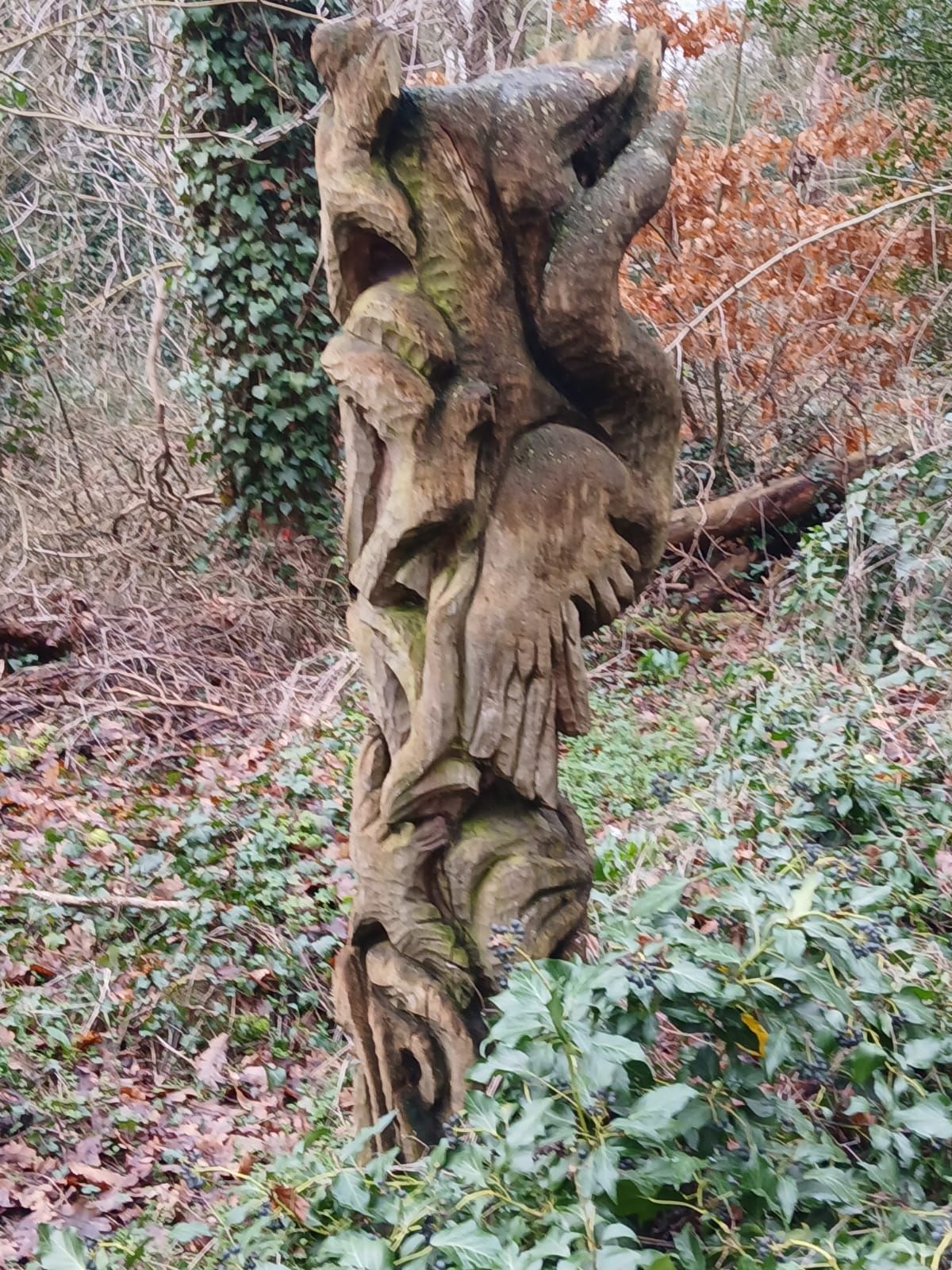 Tree carving