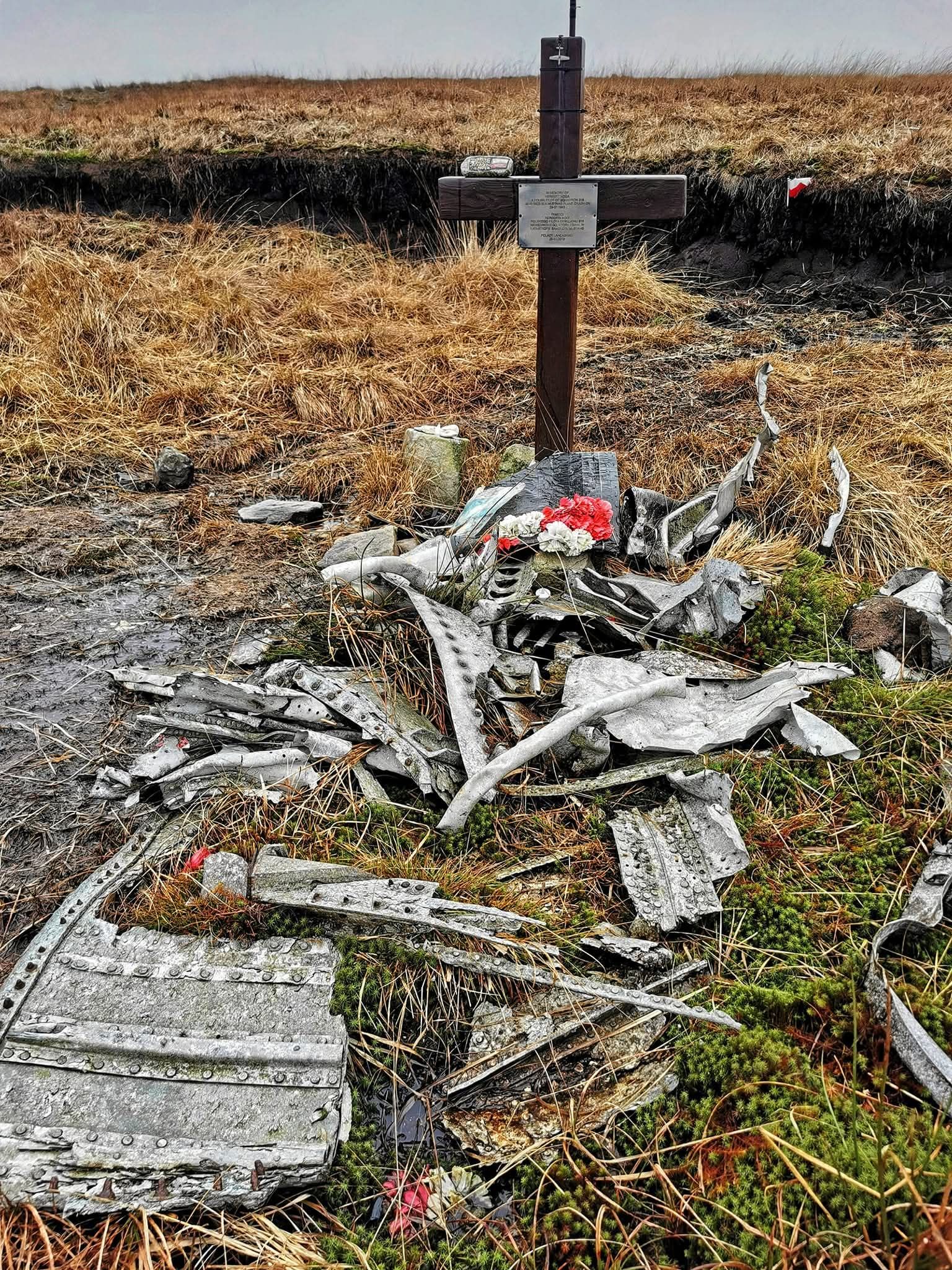 Crash site/memorial