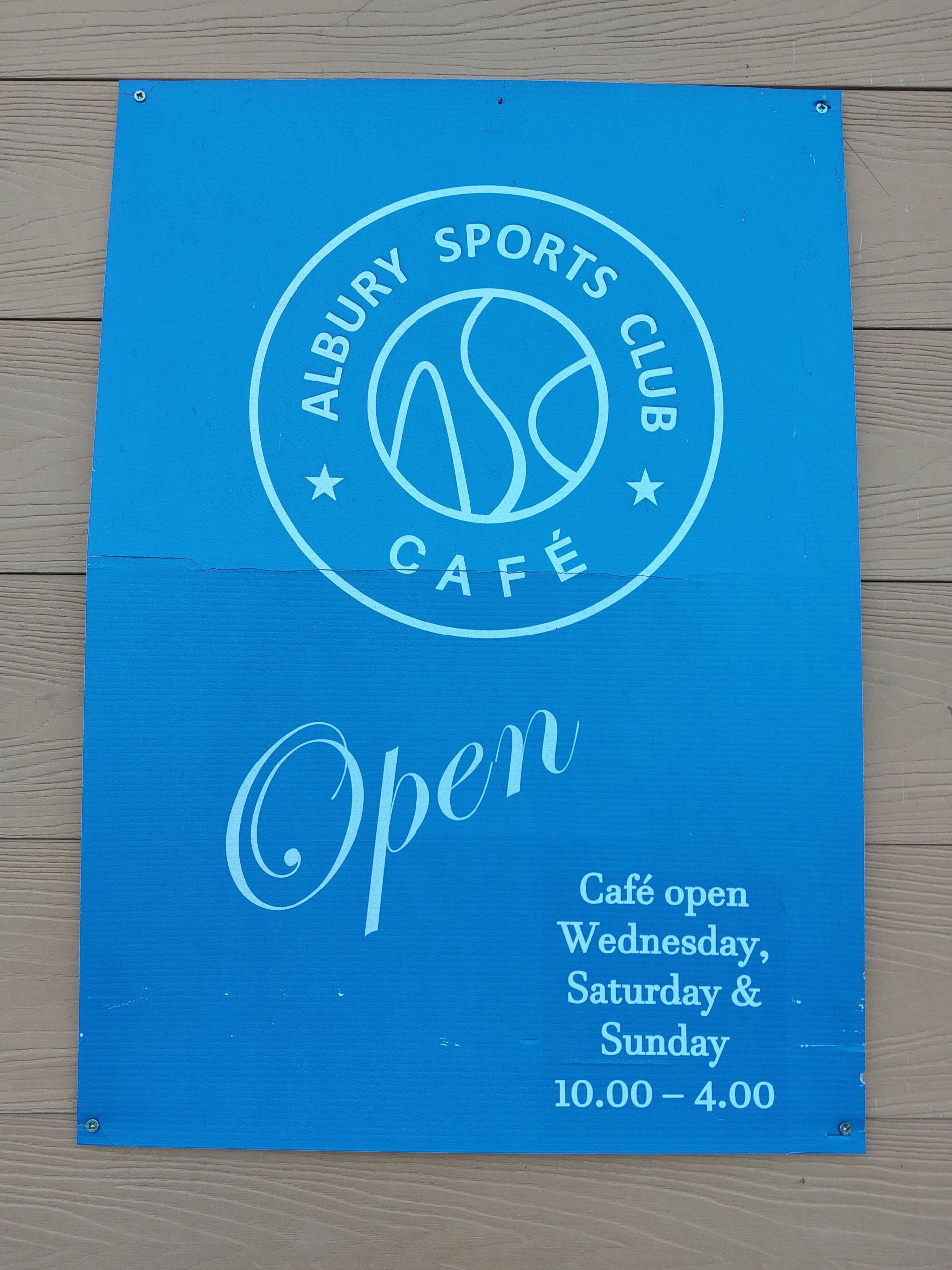 Cafe sign