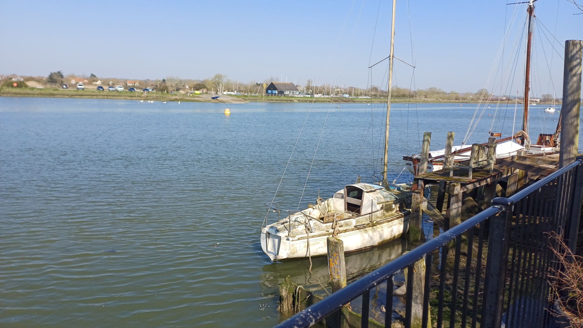 View from the Smugglers Den decking